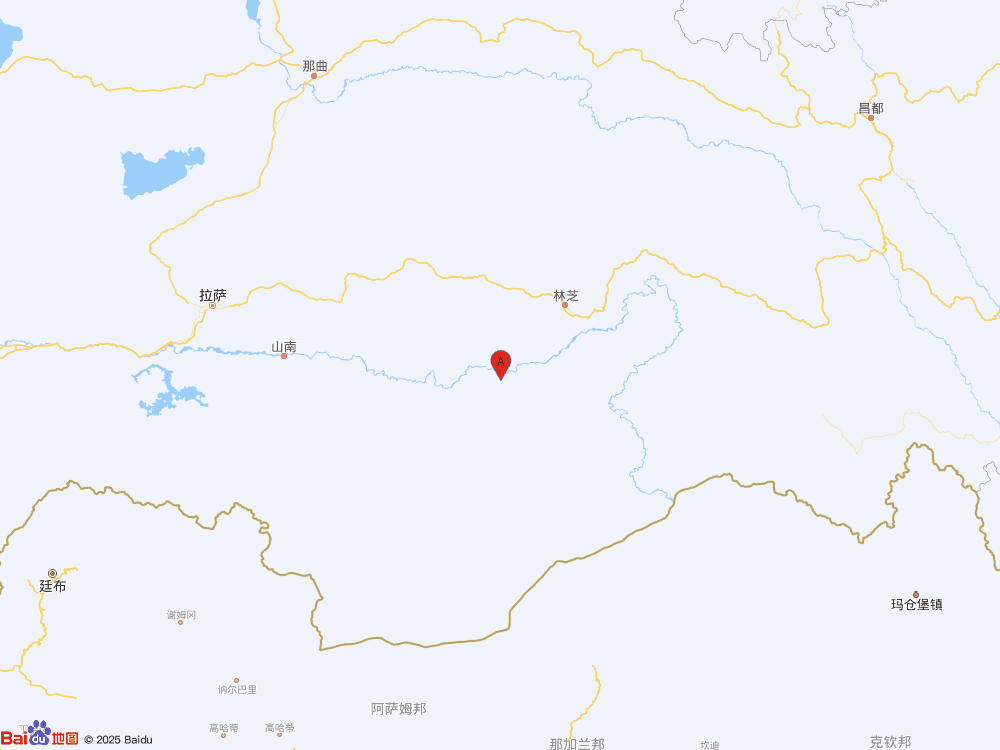 西藏林芝市米林市（北纬29.10度，东经93.77度）发生3.3级地震